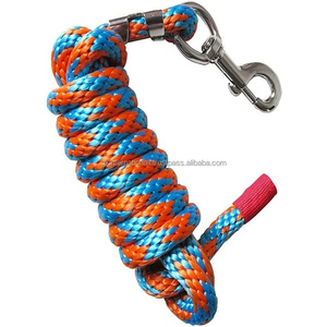 Corde de plomb équestre pour chevaux de qualité supérieure Cordes de plomb en nylon solide de 3 mètres de long au meilleur prix Fabricant d'Inde commande en gros - Product Image 4