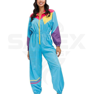 Ensemble unisexe personnalisé d'été : Veste coupe-vent en nylon et pantalon de survêtement avec doublure intérieure en tissu mesh brodé – Vêtements d'extérieur pour femme - Product Image 2