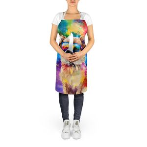 Delantal Unisex grande Multicolor Pomerania Hippie Dawg para cocinar manualidades para hornear jardinería-para adultos hombres y mujeres - Product Image 5