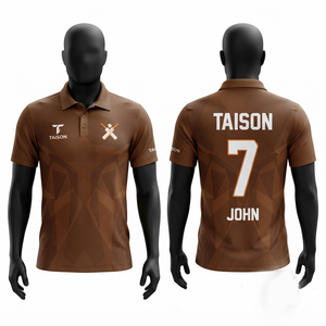 Camiseta de Cricket para Hombre, 180 GSM, Poliéster Interlock Premium, Panel Gráfico Blanco y Azul, Impresión de Logotipo Personalizado - Product Image 3