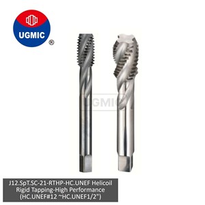 J12.SpT.SC-20-R.T.H.P-HC. ( # ดอกต๊าปเกลียวคาร์ไบด์แข็งแบบเกลียววน ขนาด 12 1/4" 5/16" 3/8" 7/16" 1/2")-H.C.-UNEF เกลียวขวา คลาส 2B - Product Image 1