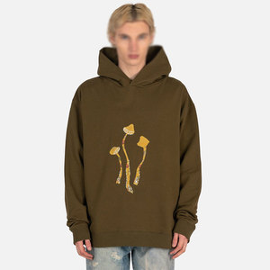 Sweat à capuche brodé 3D style moderne, en mélange de coton doux, coutures durables, broderie 3D tendance pour un port quotidien confortable - Product Image 1