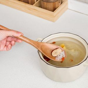 Utensilios de cocina de madera de acacia, herramientas de cocina de madera, juego de cucharas y espátulas de madera de acacia, utensilios de cocina seguros para usar. - Product Image 1