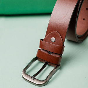Ceinture en cuir pour homme de qualité supérieure, prix de gros abordable, design unique, fabrication en cuir, vente chaude - Product Image 2