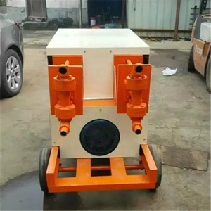 เครื่องอัดฉีดซีเมนต์กระบอกคู่ปั๊มอัดฉีดปูน gunite ปั๊มคอนกรีต - Product Image 4