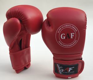 GAF Vente en gros Gants de boxe noirs de haute qualité de 12oz Gants de boxe en cuir à lacets pour adultes, professionnels, avec logo personnalisé - Product Image 5