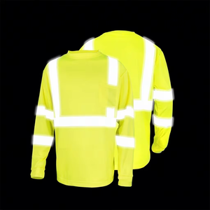 เสื้อกั๊กนิรภัยแขนยาวแบบใหม่ขายดี ดีไซน์ทันสมัย สะท้อนแสง ANSI Class 2 ไฟ LED กันน้ำ ราคาถูก สำหรับผู้ชาย - Product Image 4