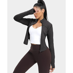 Cárdigan de Yoga Abierto por Delante para Mujer, Manga Larga, Corte Holgado, Nylon y Spandex, Suave, Elástico, Ligero y Transpirable - Product Image 5