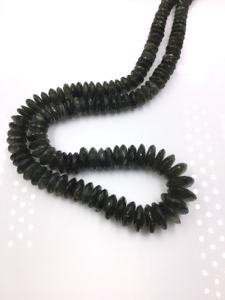 Cuentas facetadas de rutilo verde natural para la fabricación de joyería fina. - Product Image 6