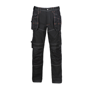 Workwear Cargo <b>Pants</b> Fleece <b>Lined</b> Work Trousers Repairmen Factory Mechanic Work Men's Work Jeans Multi Pockets Breathable Fabric - Product Image 6