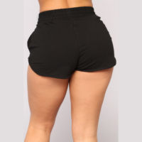 Shorts chauds pour femmes, taille haute, extensibles, pour la course, le yoga, la gym, athlétiques, avec logo personnalisé, fournisseur, doux, flexibles, séchage rapide