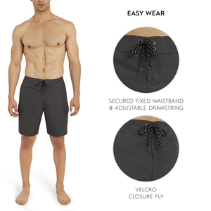 Classic Solid Color Board Shorts For <b>Men</b> Custom Design Lightweight Quick Dry Swim <b>Trunks</b> Breathable Summer Fashion Bottoms - Product Image 4
