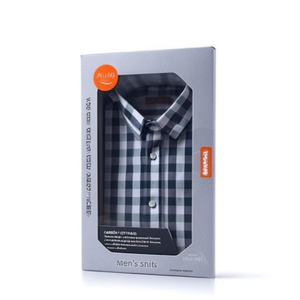 เสื้อเชิ้ตเดรสแขนยาวผู้ชายผ้าฝ้ายแท้ 100% ไซส์ใหญ่ แพ็คเดี่ยว สำหรับฤดูใบไม้ร่วง - Product Image 1