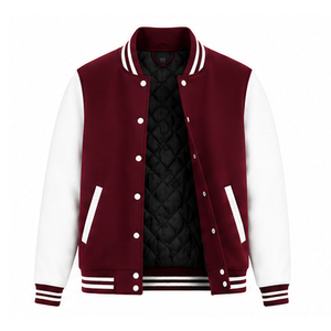 Breathable Fully Customized Varsity <b>Jacket</b> for <b>Men</b> Good Manufacturer Hot Sale Top Trend High Quality Waterproof Varsity <b>Jackets</b> - Product Image 5