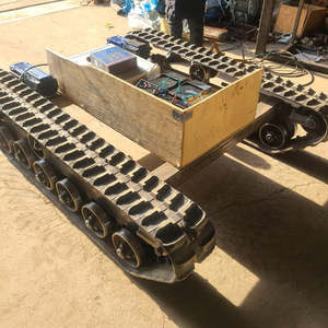 Steel Track Undercarriage Rubber Crawler Chassis <b>Remote</b> <b>Control</b> <b>Robot</b> For Sale - Product Image 5