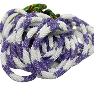 กำไลข้อมือแฟชั่นลูกปัดแก้วรูปพู่หลากสีสไตล์ฮิปฮอปสำหรับเด็ก Asthamangal Gift & Craft เหมาะสำหรับเป็นของขวัญในโอกาสต่างๆ - Product Image 3