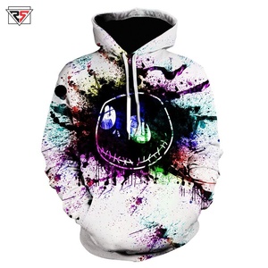 Alien Print Winter Hoodies Vintage Meilleure Qualité Nouveau Design Oversized Youth Clothing Animal Hoodie - Product Image 5