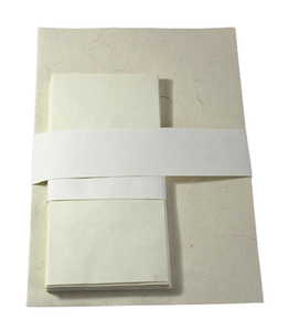 กระดาษรีไซเคิลทำมือจากฝ้าย ปราศจากไม้ ปราศจากกรด และเรียบเนียนอย่างน่าอัศจรรย์ ขนาด A4 พร้อมซองจดหมาย - Product Image 1