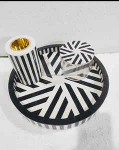 Mabkhara Artesanal para Fragancia del Hogar y Regalos de Eid Mubarak, Elegante Quemador de Incienso Árabe Decorado con Madreperla - Product Image 1