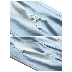 Custom Summer Streetwear Vintage <b>Short</b> Half Pants Loose Work <b>Shorts</b> Fashion <b>Men's</b> Baggy Denim <b>Jean</b> <b>Shorts</b> <b>Men</b> - Product Image 4