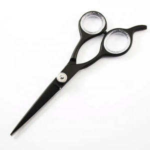 Ciseaux de coiffure japonais Tegra Surgical en gros, à manche en caoutchouc, taille moyenne, pour droitiers, 28 dents, pour effiler les cheveux - Product Image 1