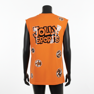 T-shirt sans manches pour femme en jersey de coton premium, imprimé graphique, logo personnalisé, streetwear, débardeur, t-shirts sans manches, chemises en coton pour femme - Product Image 2