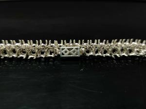 Listo para enviar: Montura de cadena de tenis de plata de ley 925 con engaste de punta redonda de 3 mm, montura en blanco para diamante, venta al por mayor a granel - Product Image 4