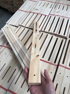 Factory Direct Wooden Bed <b>Slats</b> <b>Hardwood</b> Support Strips for Bed Frames Custom Logo OEM ODM - Product Image 3