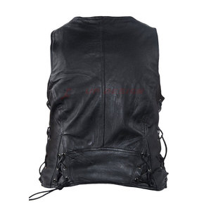 Chaleco de Cuero Transpirable y Duradero de Alta Calidad, Diseño de Logotipo Personalizado, Ropa de Moda, Chaleco de Cuero para Mujer - Product Image 2