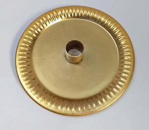 Bougeoirs ronds en or mat simple pour pendaison de crémaillère ou anniversaire de mariage Thanksgiving Noël dîner aux chandelles - Product Image 6