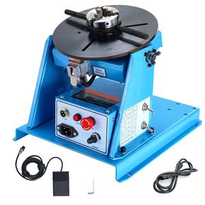 Posizionatore per Saldatura da 10KG 0-90 con Tavola Girevole da 8.1" e Mandrino a 3 Griffe (1-12 RPM 20W) - Product Image 1