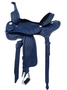 Selle de cheval western en cuir, rênes résistantes à l'usure et à l'eau, accessoire d'équitation, équipement pour chevaux, vente en gros OEM - Product Image 5
