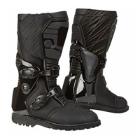 Botas de Motocicleta de Cuero Unisex Impermeables, Transpirables y Antideslizantes, con Cierre hasta la Rodilla, Personalizables OEM, para Primavera, Verano e Invierno