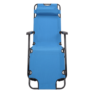Sdraio Pieghevole Portatile 2 in 1 con Cuscino Regolabile per Prendere il Sole all'Aperto Modello 75407956 - Product Image 2