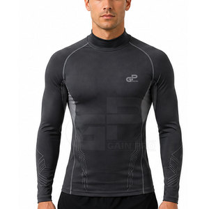 Tight Fit Muscle Support <b>Compression</b> Top <b>For</b> Football Players Moisture Wicking Fabric And Soccer Training Sessions - Product Image 3