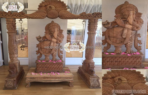 รูปปั้นพระพิฆเนศห้องโถงงานแต่งงานเต้นรำพระพิฆเนศใน Nataraja ท่าพระพิฆเนศสำหรับตกแต่งงานแต่งงาน - Product Image 4