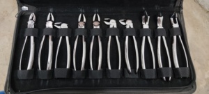 Set de pinces d'extraction dentaire, 10 pièces, modèle anglais pour adultes - Product Image 3