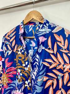 ชุดเดรสผ้าฝ้ายลายดอกโบโฮสำหรับผู้หญิง: ชุดลำลองทำมือ - Product Image 3