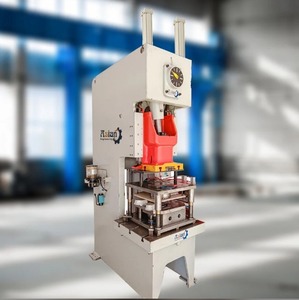 Machine de poinçonnage automatique de barquettes en aluminium à deux cavités, 50 PPM, ligne de production industrielle de barquettes haute vitesse, 30HP, 220V MS - Product Image 1