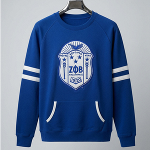 Sudadera con capucha de parafernalia bordada de hermandad de mujeres Zeta Phi Beta griega personalizada - Product Image 3