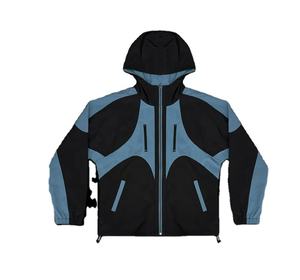 Ensemble de survêtement coupe-vent léger pour homme de haute qualité, personnalisé, en polyester et nylon de qualité supérieure, motif uni décontracté - Product Image 2