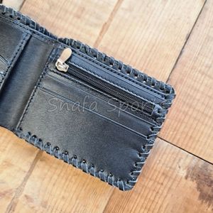 Portefeuilles en cuir véritable de luxe de qualité supérieure pour hommes, sac à main d'affaires vintage en cuir de vachette, portefeuille sur mesure - Product Image 4