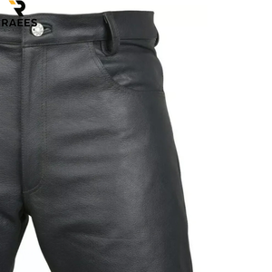 New Genuine <b>Leather</b> Knee Length <b>Shorts</b> for Men Solid Casual Slim Fit High Quality Quick Dry Breathable - Product Image 3