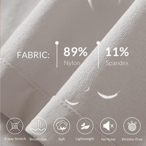 Shorts de golf taille haute pour femmes, couleur unie, en tissu Oxford respirant, décontractés, avec poches et braguette zippée - Product Image 2