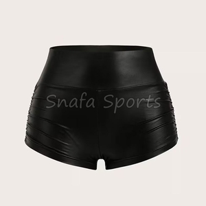 Shorts en cuir pour femmes à bas prix, imprimés, décontractés et streetwear, 100% cuir, prix de gros. - Product Image 6