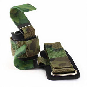 Sangles de poignet de levage de poids camouflage avec crochets pour entraînement de musculation et tractions - Product Image 1