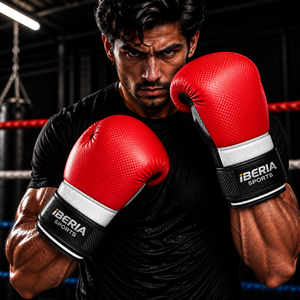 Guantes de Boxeo IBERIA Personalizados para Entrenamiento, Sparring y Saco de Boxeo, con Cierre de Gancho y Bucle en la Muñeca, OEM, Equipo de Boxeo al por Mayor - Product Image 5