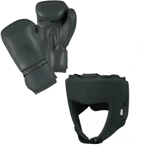 Conjunto de Boxeo de Cuero Genuino de Alta Calidad en Negro y Camuflaje, Último Modelo, Conjuntos de Sparring de Boxeo Fly, Equipo de Entrenamiento - Product Image 6