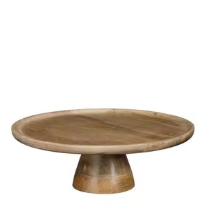 Serving Stand Wooden Cake Stand Cake Display Stand Dessert Serving Tray Party Table Decor - Product Image 2