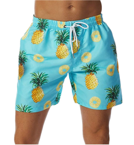 Shorts de Playa Casuales de Secado Rápido, Tejidos en 100% Algodón, Ligeros, para Surf y Natación, con Logotipo Personalizado, OEM, Venta al Por Mayor - Product Image 6